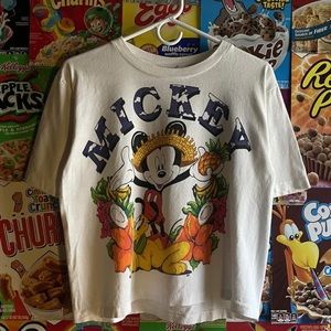 Vintage Mickey and Pluto t shirt